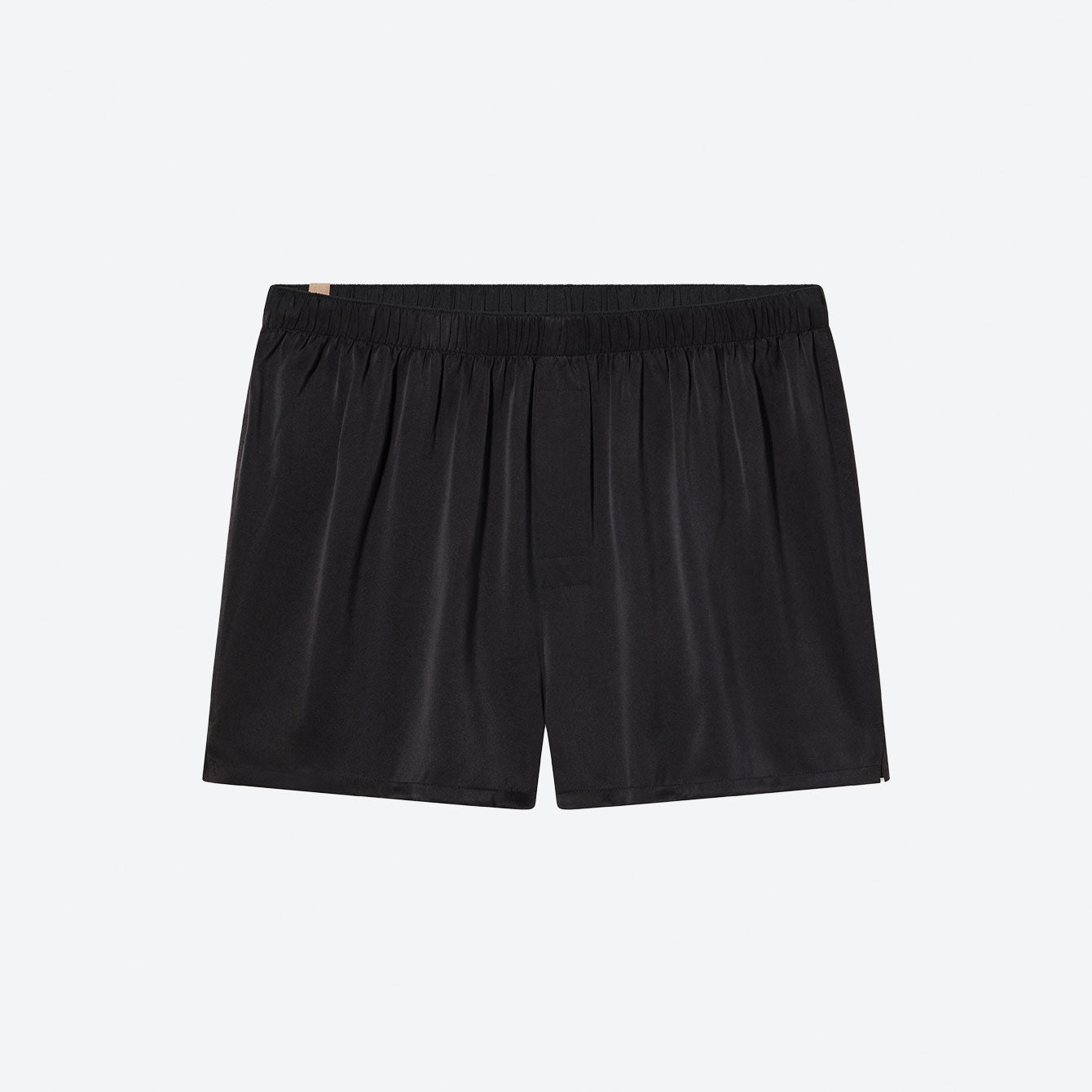 Lunya Men's Washable Silk Boxer- #Immersed Black