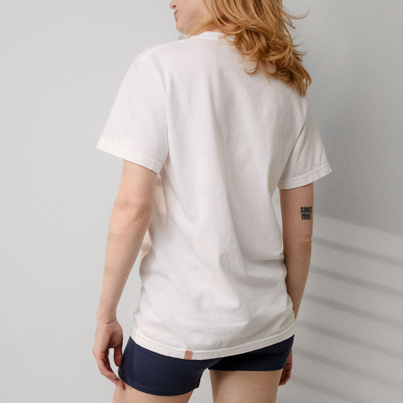 Lunya Loungewear Nap Club Tee - #White/Blue