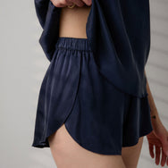 Washable Silk Tulip Back Set - #Deep Blue